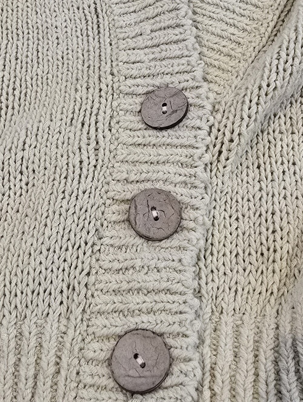 Free People Slouchy Chunky Knit Cardigan With Hood - Picture 6 of 6